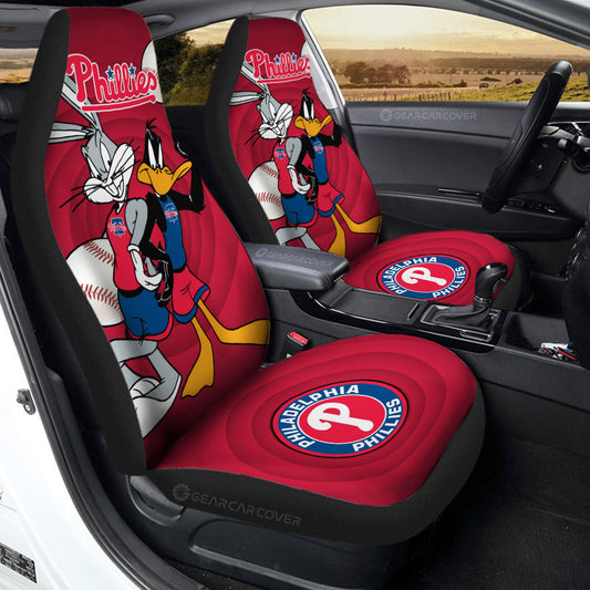 Philadelphia Phillies Car Seat Covers Custom Car Accessories - Gearcarcover - 2
