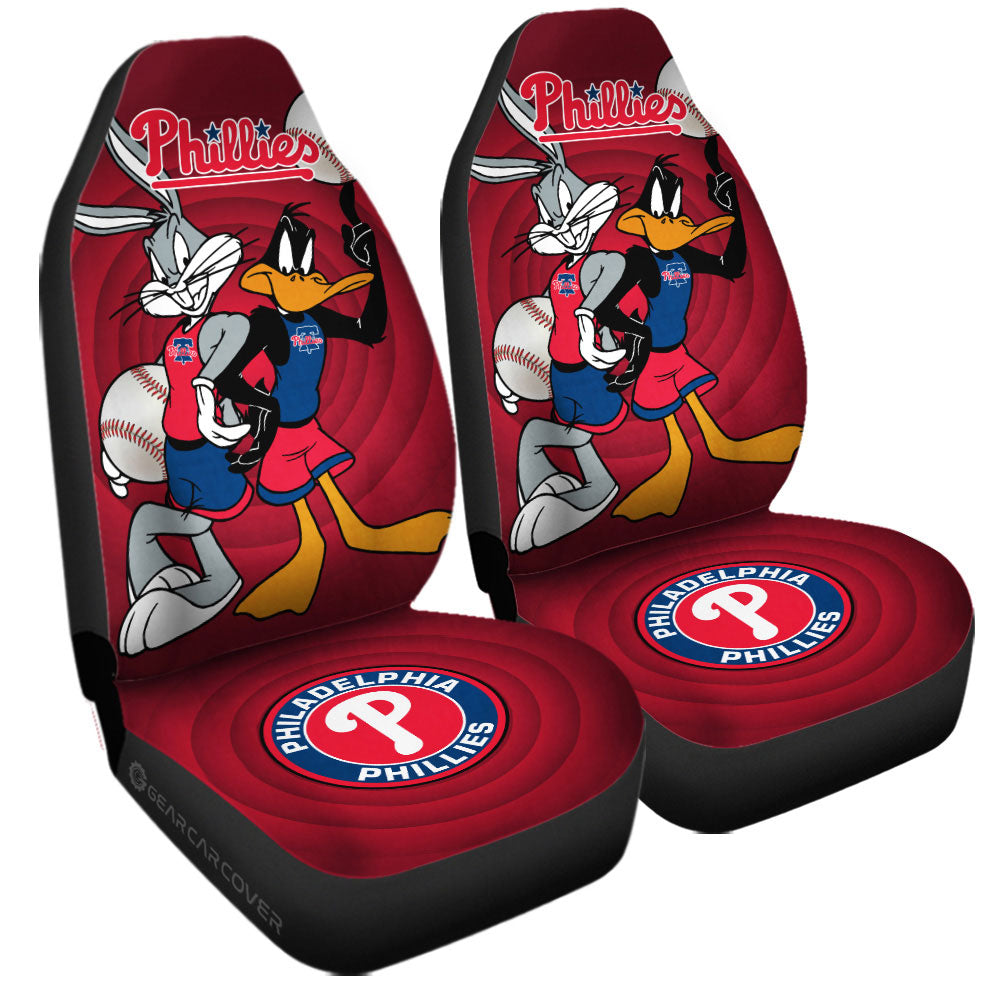 Philadelphia Phillies Car Seat Covers Custom Car Accessories - Gearcarcover - 3