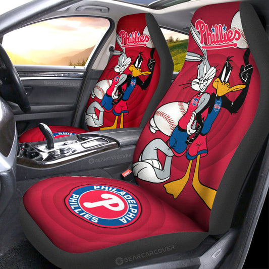 Philadelphia Phillies Car Seat Covers Custom Car Accessories - Gearcarcover - 1