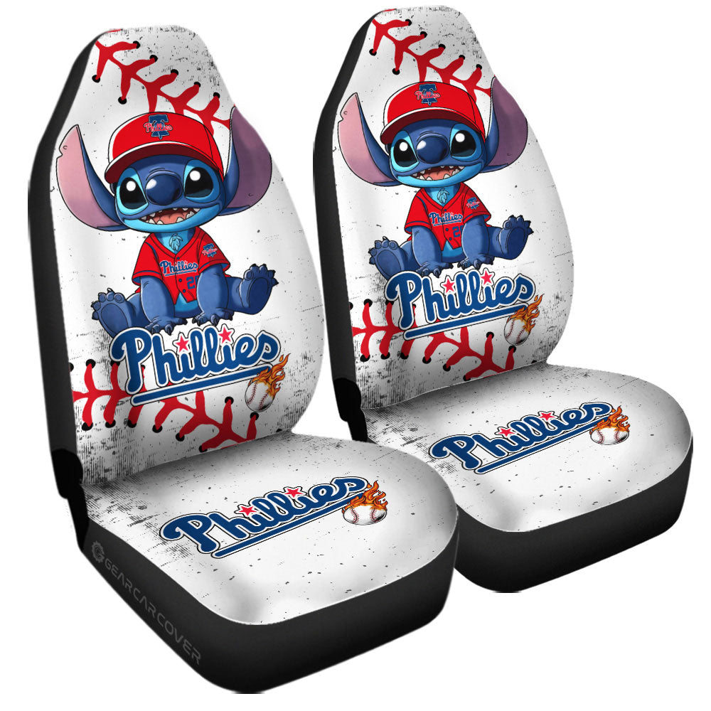 Philadelphia Phillies Car Seat Covers Stitch Theme Collection - Gearcarcover - 3
