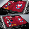 Philadelphia Phillies Car Sunshade Custom Car Accessories - Gearcarcover - 2