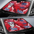 Philadelphia Phillies Car Sunshade Skull Theme Collection - Gearcarcover - 2
