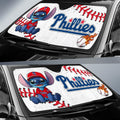 Philadelphia Phillies Car Sunshade Stitch Theme Collection - Gearcarcover - 2
