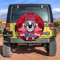 Philadelphia Phillies Spare Tire Covers Camera Hole Skull Theme Collection - Gearcarcover - 3