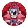 Philadelphia Phillies Spare Tire Covers Camera Hole Skull Theme Collection - Gearcarcover - 4