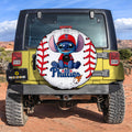 Philadelphia Phillies Spare Tire Covers Camera Hole Stitch Theme Collection - Gearcarcover - 3