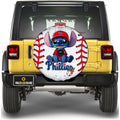 Philadelphia Phillies Spare Tire Covers Camera Hole Stitch Theme Collection - Gearcarcover - 1