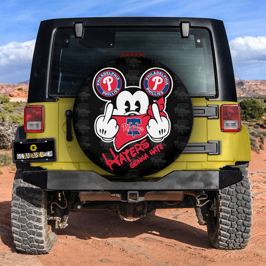 Philadelphia Phillies Spare Tire Covers Custom Car Accessories - Gearcarcover - 2