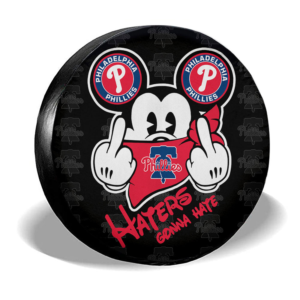 Philadelphia Phillies Spare Tire Covers Custom Car Accessories - Gearcarcover - 3