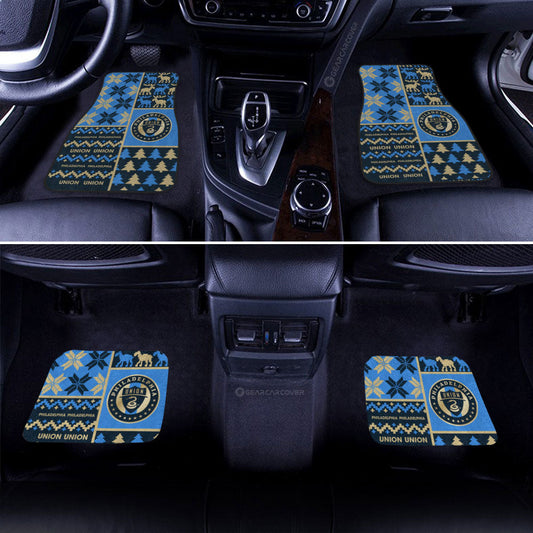 Philadelphia Union Car Floor Mats Custom Ugly Style Car Accessories - Gearcarcover - 2
