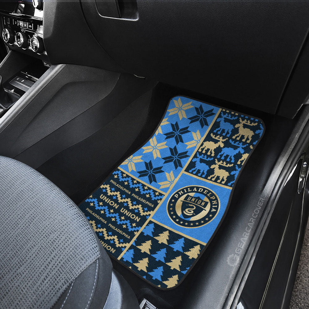 Philadelphia Union Car Floor Mats Custom Ugly Style Car Accessories - Gearcarcover - 3