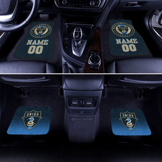 Philadelphia Union Car Floor Mats Sporty Team Collection - Gearcarcover - 2