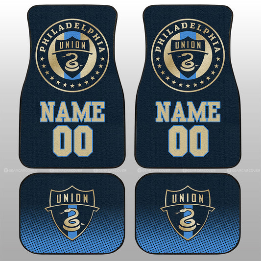 Philadelphia Union Car Floor Mats Sporty Team Collection - Gearcarcover - 1