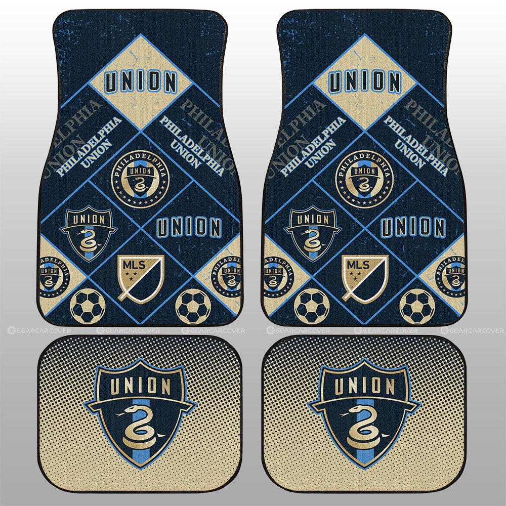 Philadelphia Union Car Floor Mats Sporty Team Collection - Gearcarcover - 1