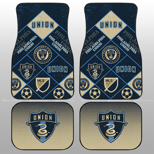 Philadelphia Union Car Floor Mats Sporty Team Collection - Gearcarcover - 1