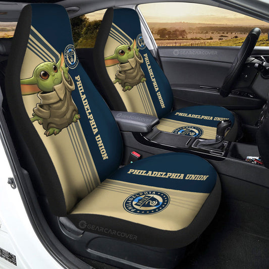 Philadelphia Union Car Seat Covers Baby Yoda Car Accessories - Gearcarcover - 2