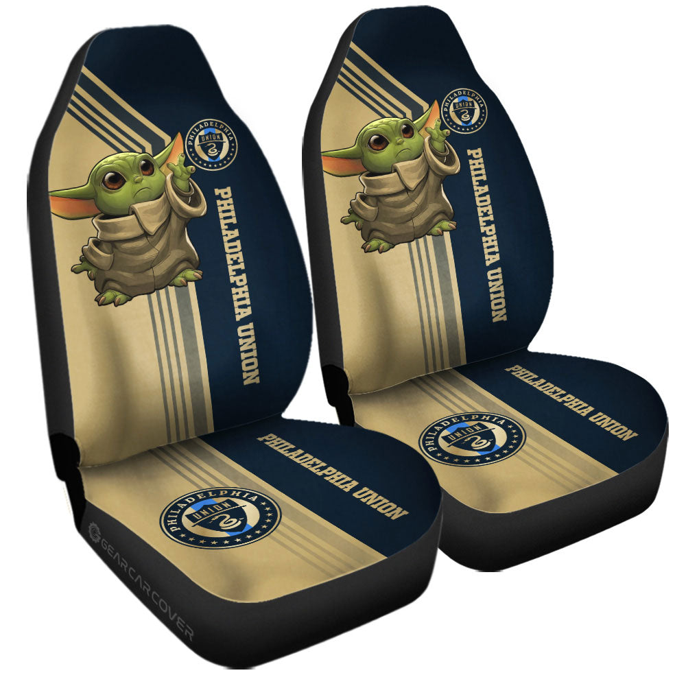 Philadelphia Union Car Seat Covers Baby Yoda Car Accessories - Gearcarcover - 3