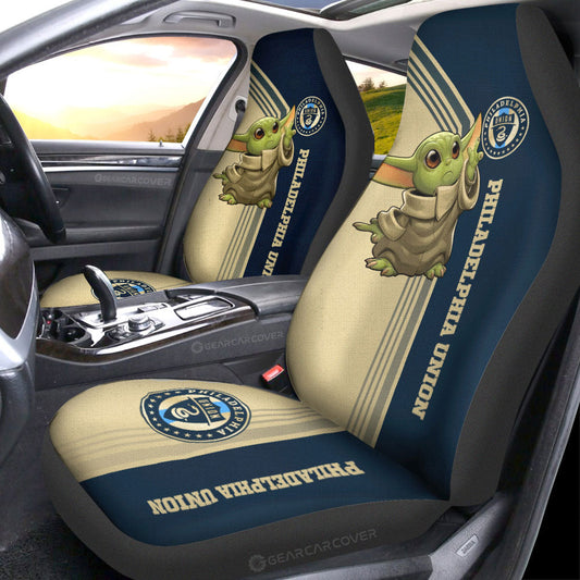 Philadelphia Union Car Seat Covers Baby Yoda Car Accessories - Gearcarcover - 1