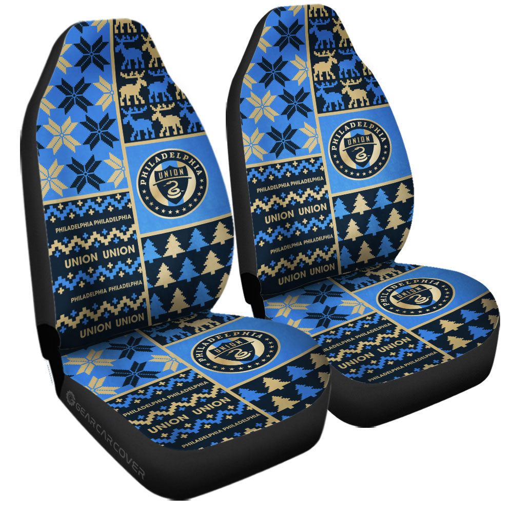 Philadelphia Union Car Seat Covers Custom Ugly Style Car Accessories - Gearcarcover - 3