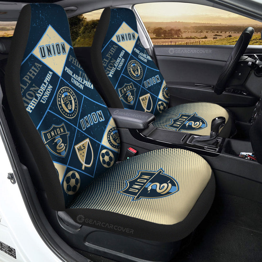 Philadelphia Union Car Seat Covers Sporty Team Collection - Gearcarcover - 2