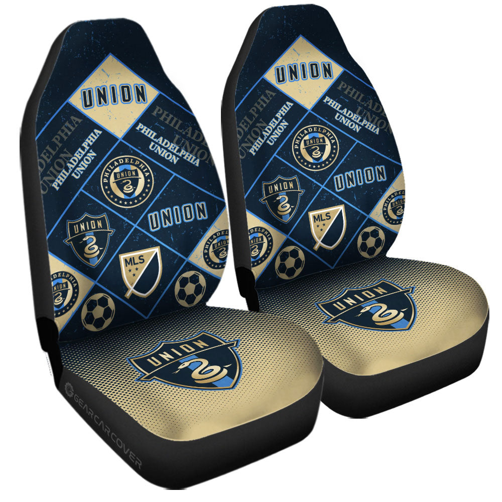 Philadelphia Union Car Seat Covers Sporty Team Collection - Gearcarcover - 3