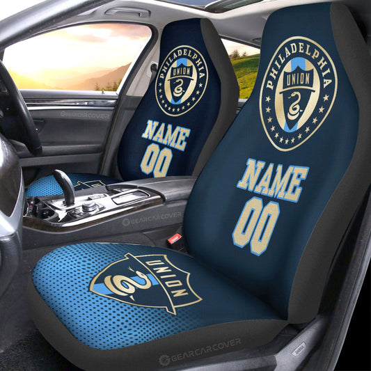 Philadelphia Union Car Seat Covers Sporty Team Collection - Gearcarcover - 1