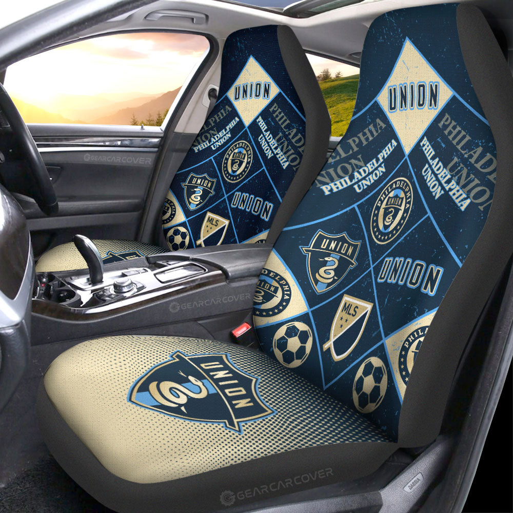 Philadelphia Union Car Seat Covers Sporty Team Collection - Gearcarcover - 1