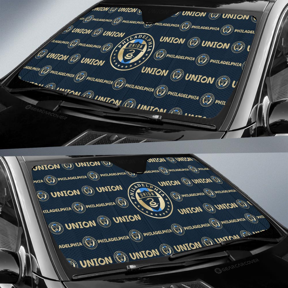 Philadelphia Union Car Sunshade Sporty Team Collection - Gearcarcover - 2