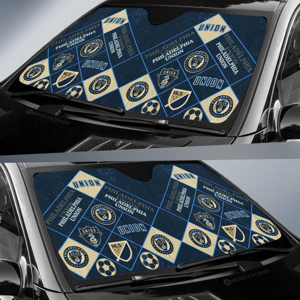 Philadelphia Union Car Sunshade Sporty Team Collection - Gearcarcover - 2