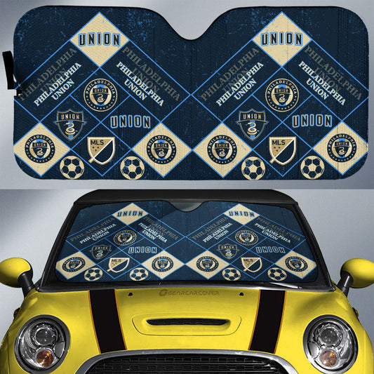 Philadelphia Union Car Sunshade Sporty Team Collection - Gearcarcover - 1
