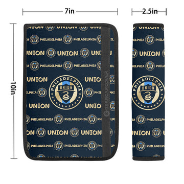 Philadelphia Union Seat Belt Covers Sporty Team Collection - Gearcarcover - 1