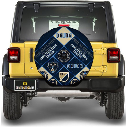 Philadelphia Union Spare Tire Covers Camera Hole Sporty Team Collection - Gearcarcover - 1