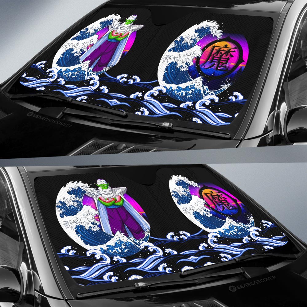 Piccolo Car Sunshade Custom Dragon Ball Car Interior Accessories - Gearcarcover - 2