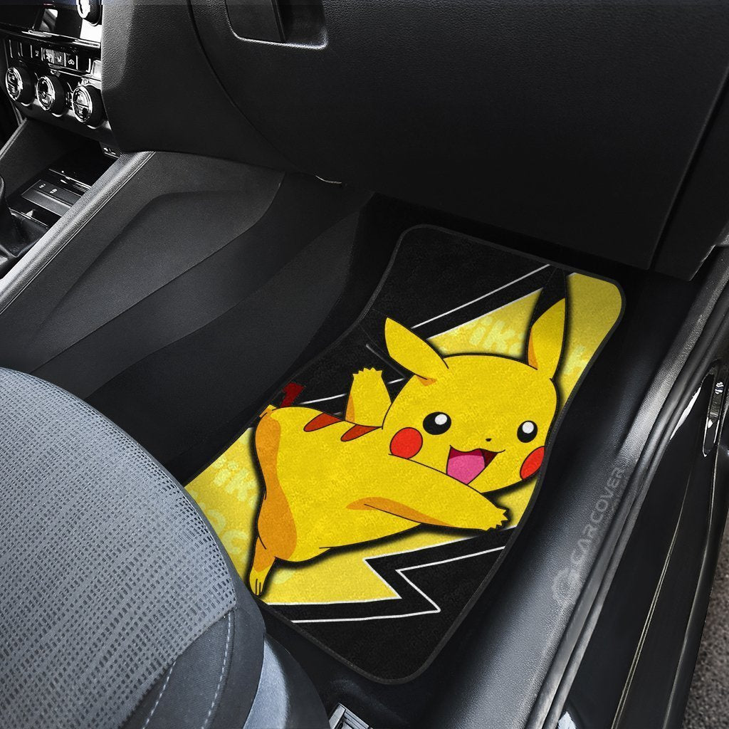 Pikachu Car Floor Mats Custom Anime Car Interior Accessories - Gearcarcover - 4