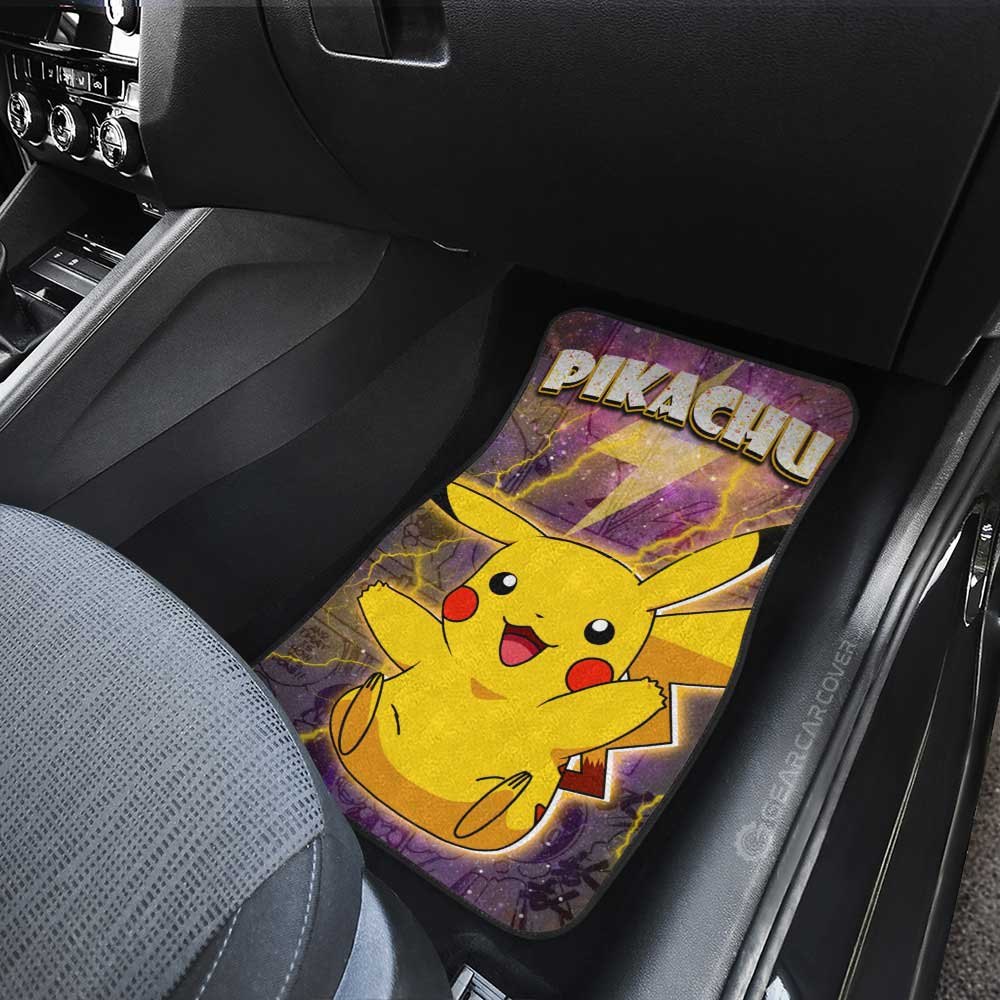 Pikachu Car Floor Mats Custom Anime Galaxy Manga Style - Gearcarcover - 4