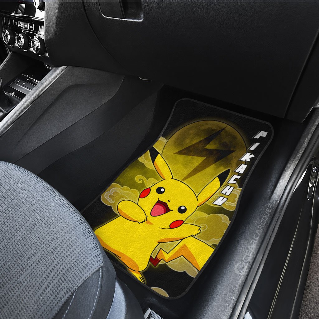 Pikachu Car Floor Mats Custom Car Accessories For Fans - Gearcarcover - 4