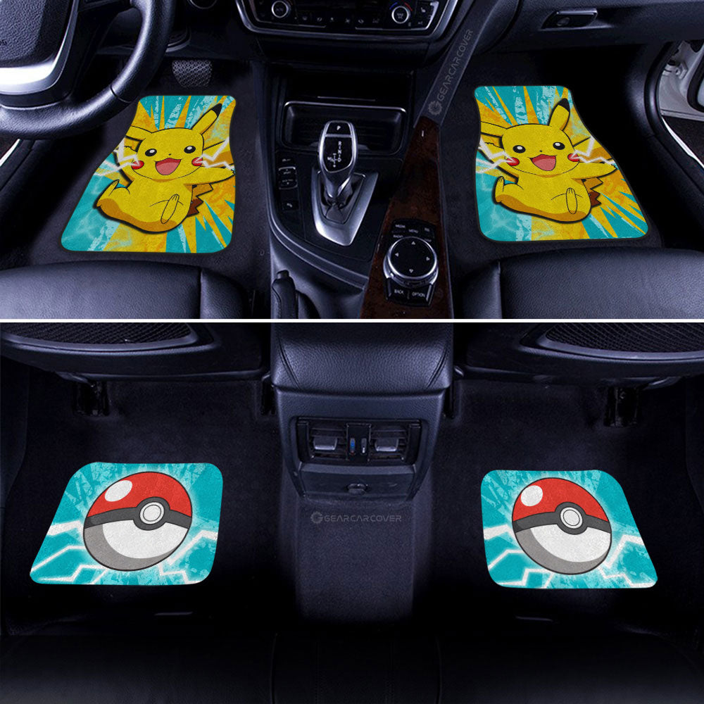 Pikachu Car Floor Mats Custom Car Interior Accessories - Gearcarcover - 2