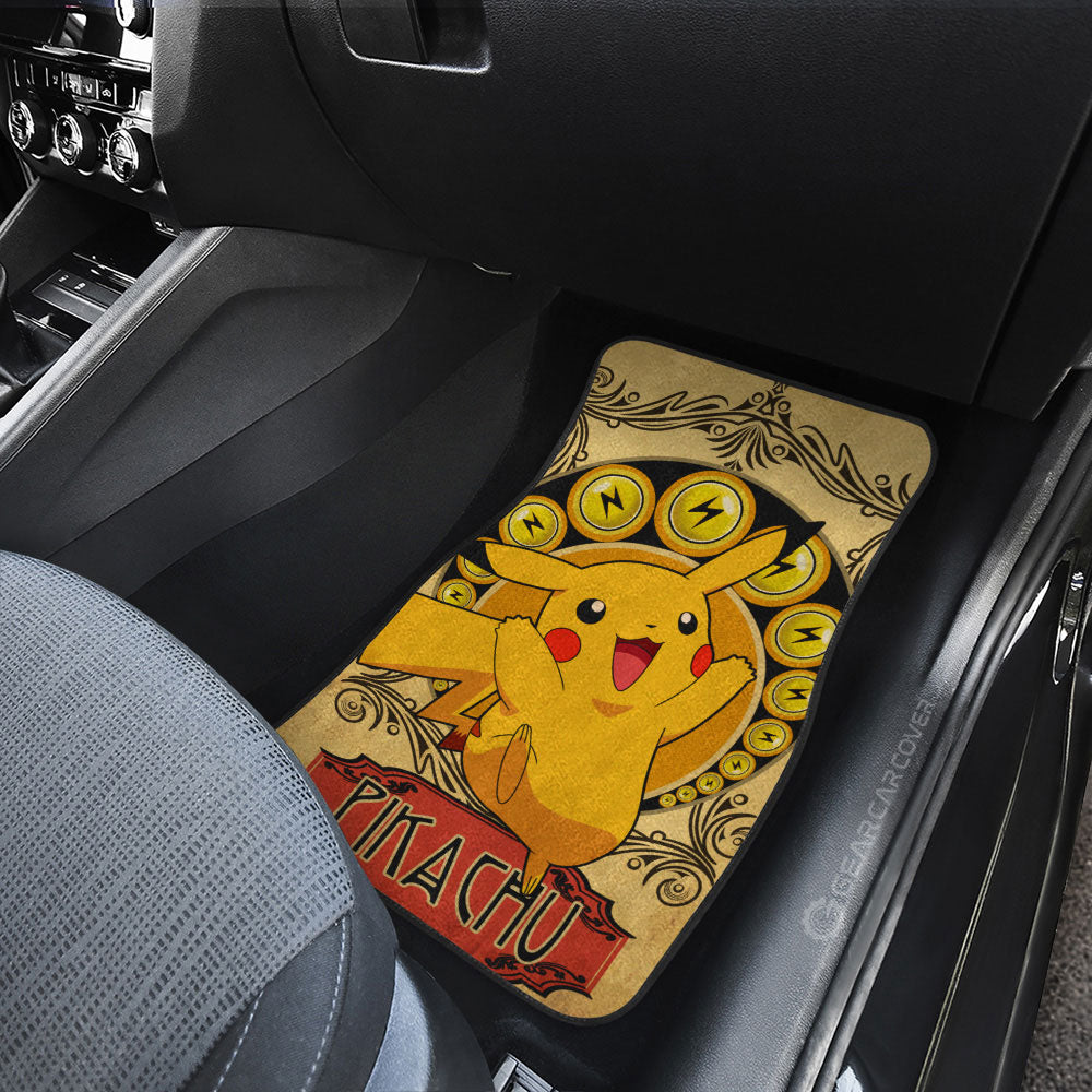 Pikachu Car Floor Mats Custom Car Interior Accessories - Gearcarcover - 3