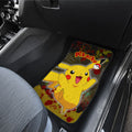 Pikachu Car Floor Mats Custom Tie Dye Style Car Accessories - Gearcarcover - 4