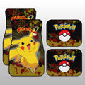 Pikachu Car Floor Mats Custom Tie Dye Style Car Accessories - Gearcarcover - 1