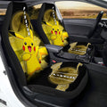 Pikachu Car Seat Covers Custom Anime Car Accessories For Anime Fans - Gearcarcover - 1