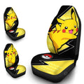 Pikachu Car Seat Covers Custom Anime Car Accessories - Gearcarcover - 4