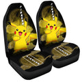 Pikachu Car Seat Covers Custom Car Accessories For Fans - Gearcarcover - 3