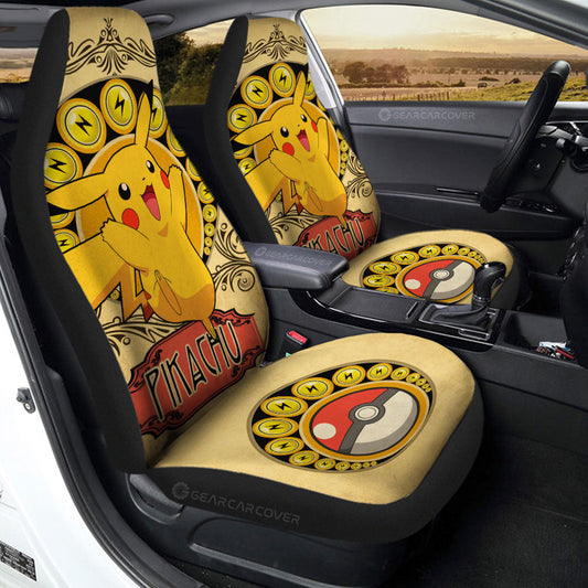 Pikachu Car Seat Covers Custom Car Interior Accessories - Gearcarcover - 2