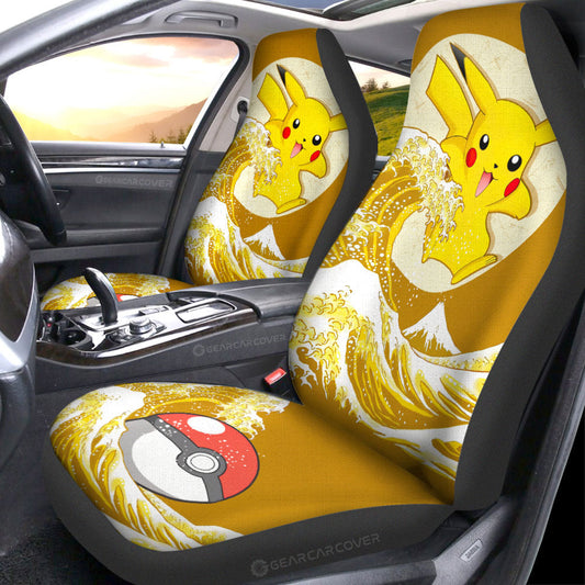 Pikachu Car Seat Covers Custom Pokemon Car Accessories - Gearcarcover - 1