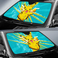 Pikachu Car Sunshade Custom Car Interior Accessories - Gearcarcover - 3