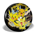 Pikachu Evolution Spare Tire Cover Custom - Gearcarcover - 3