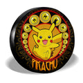 Pikachu Spare Tire Cover Custom Anime For Fans - Gearcarcover - 3