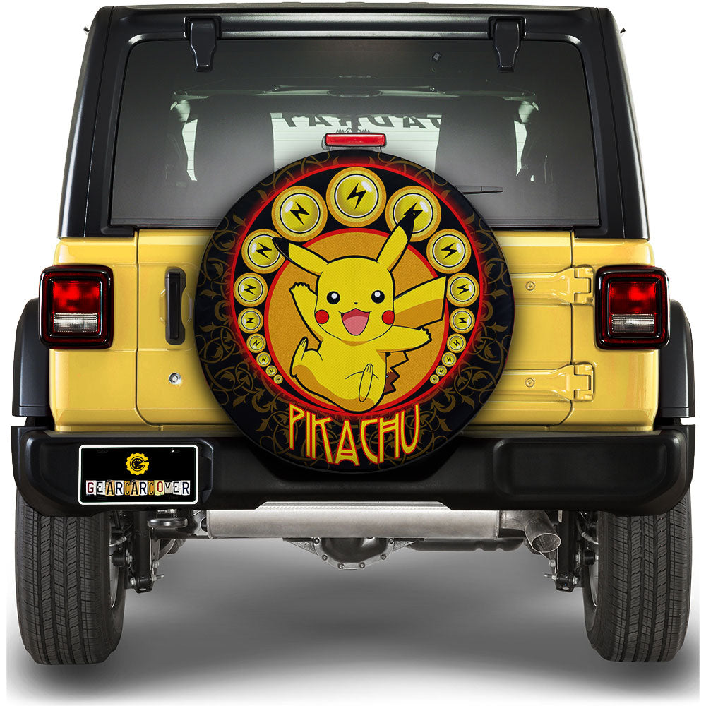 Pikachu Spare Tire Cover Custom For Fans - Gearcarcover - 1