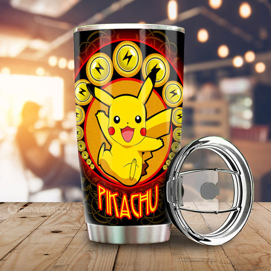 Pikachu Tumbler Cup Custom Anime - Gearcarcover - 1